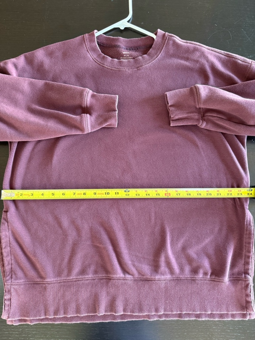 AERIE Maroon Crewneck Sweatshirt - Picture 4 of 6